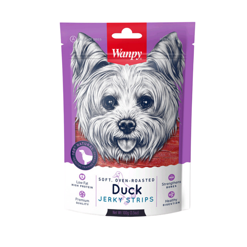 WANPY SOFT DUCK JERKY STRIP 100 G