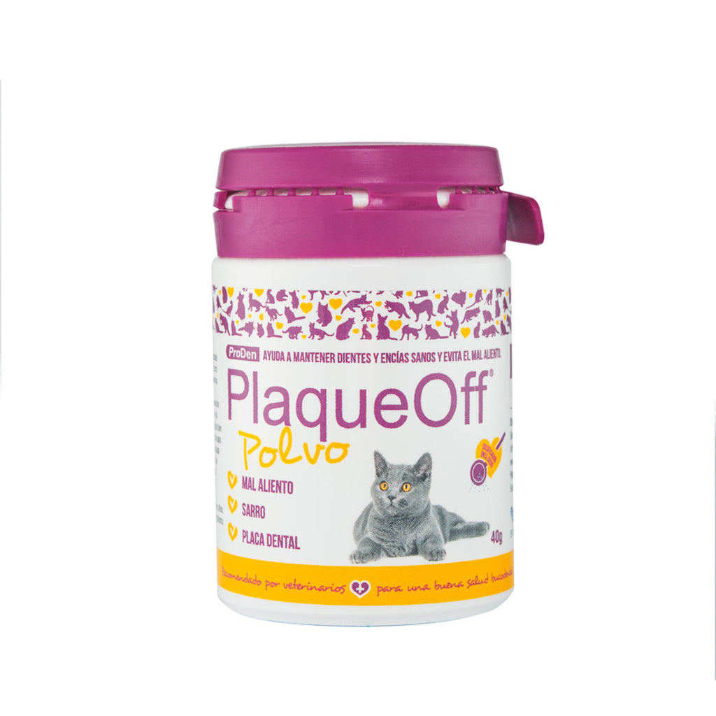 PLAQUEOFF POLVO GATO