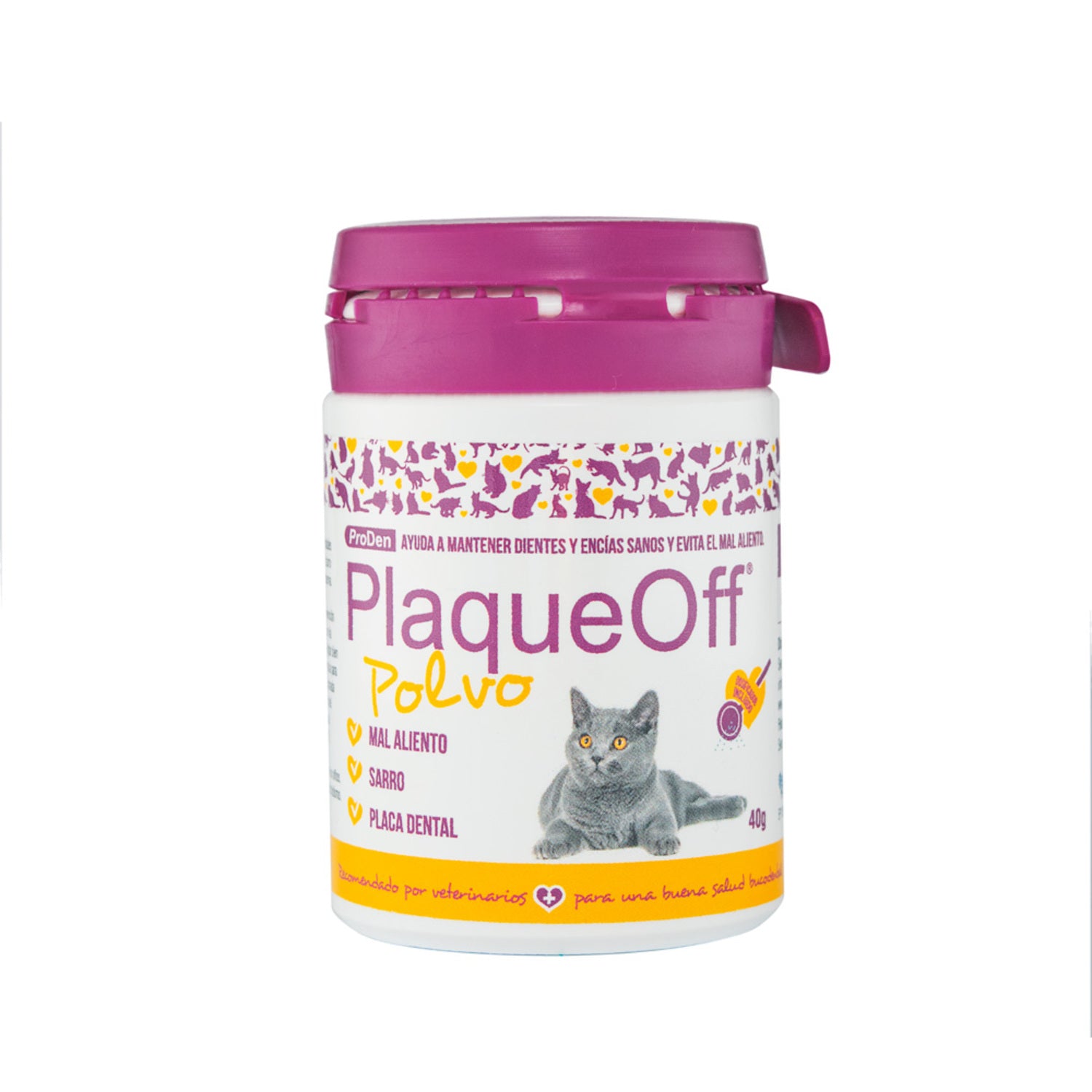 PLAQUEOFF POLVO GATO