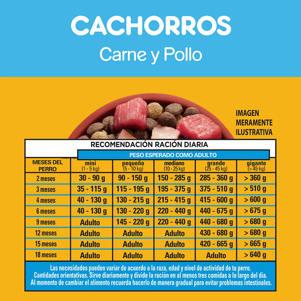 PEDIGREE CACHORRO CARNE Y POLLO 21 KG
