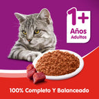 WHISKAS LATA ADULTO PATÉ SABOR CARNE 340 G