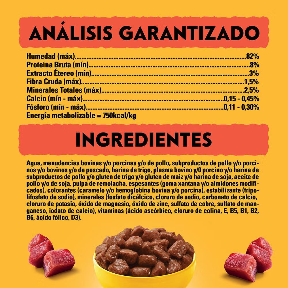 PEDIGREE POUCH SENIOR SABOR CARNE 100 GR