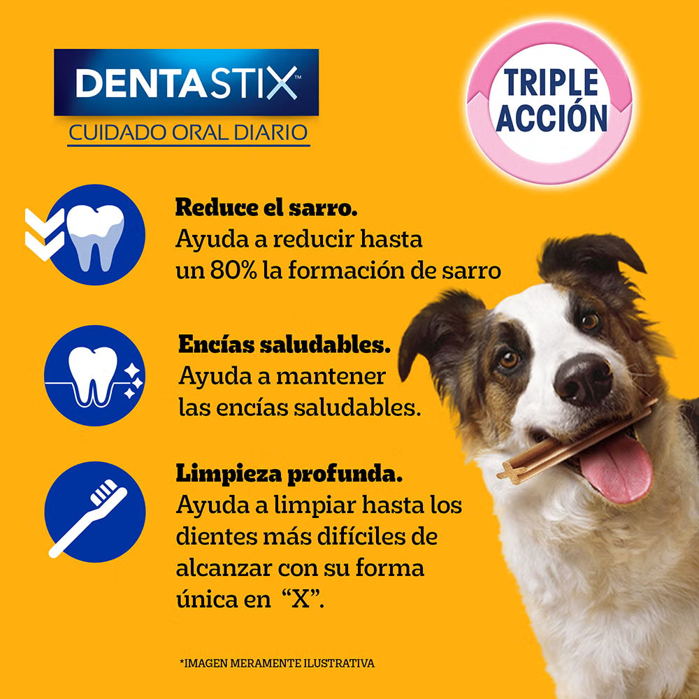 PEDIGREE DENTASTIX RAZA MEDIANA BOLSA 7 UNID