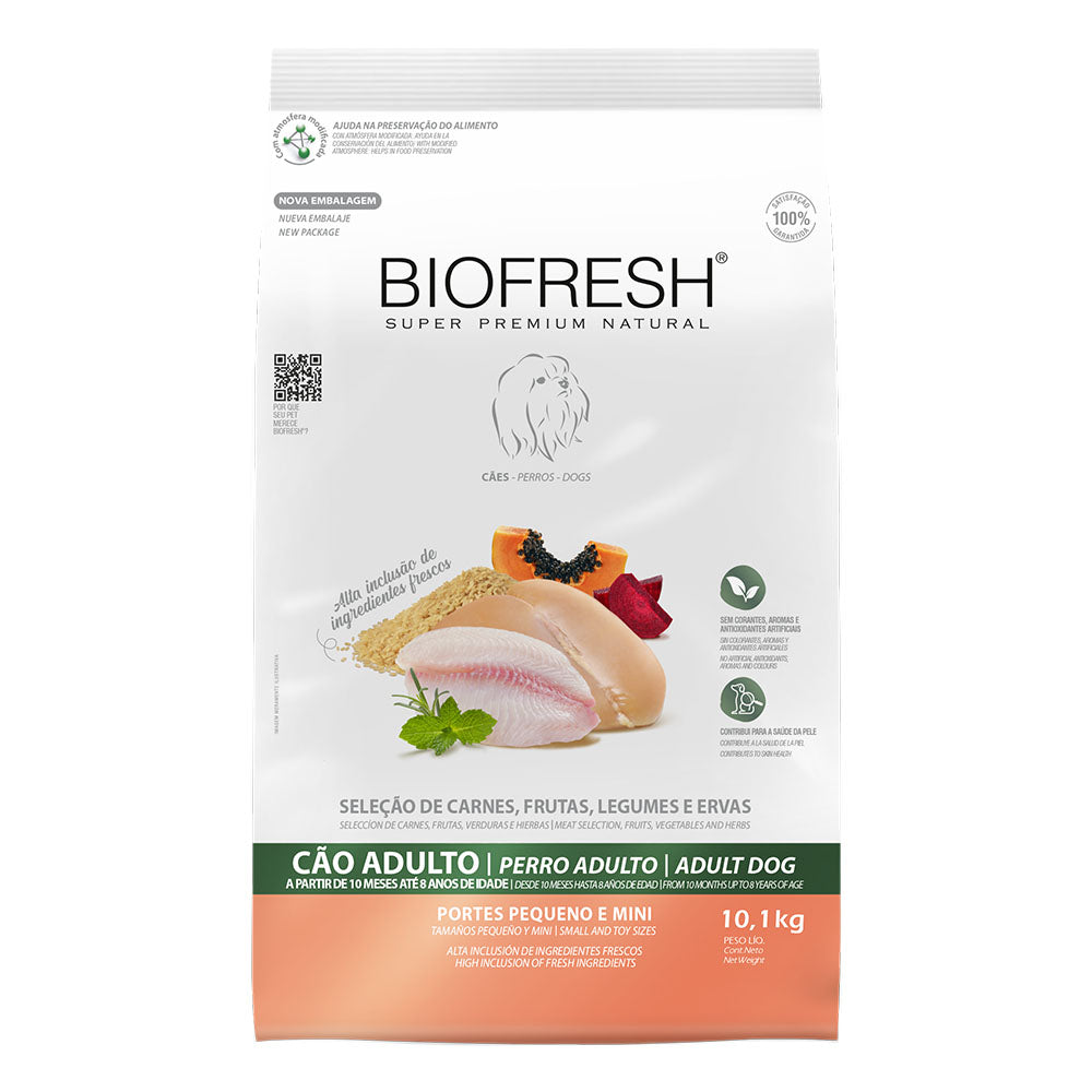 BIOFRESH ADULTO RAZAS PEQUEÑAS Y MINI 10 KG