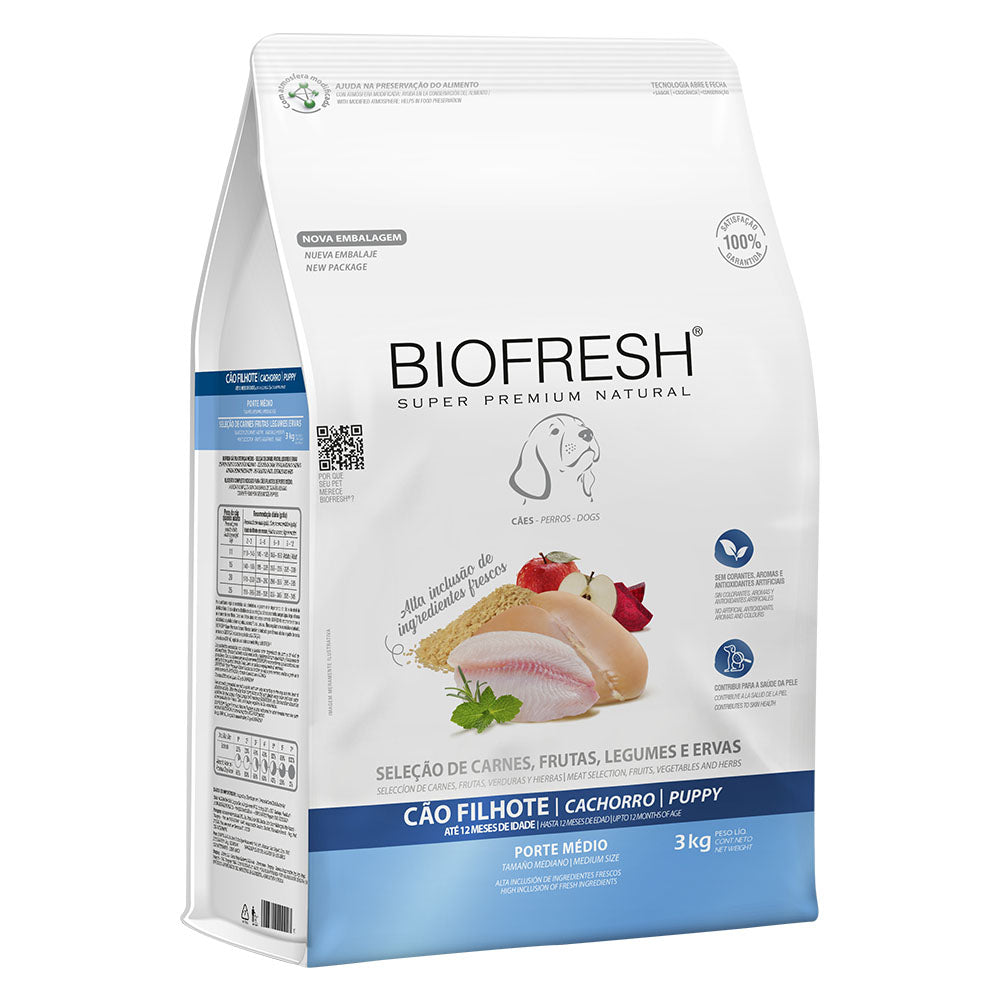 BIOFRESH CACHORROS RAZAS MEDIANAS 3 KG