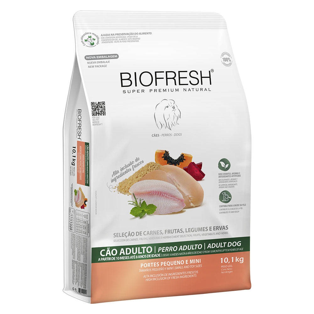 BIOFRESH ADULTO RAZAS PEQUEÑAS Y MINI 10 KG