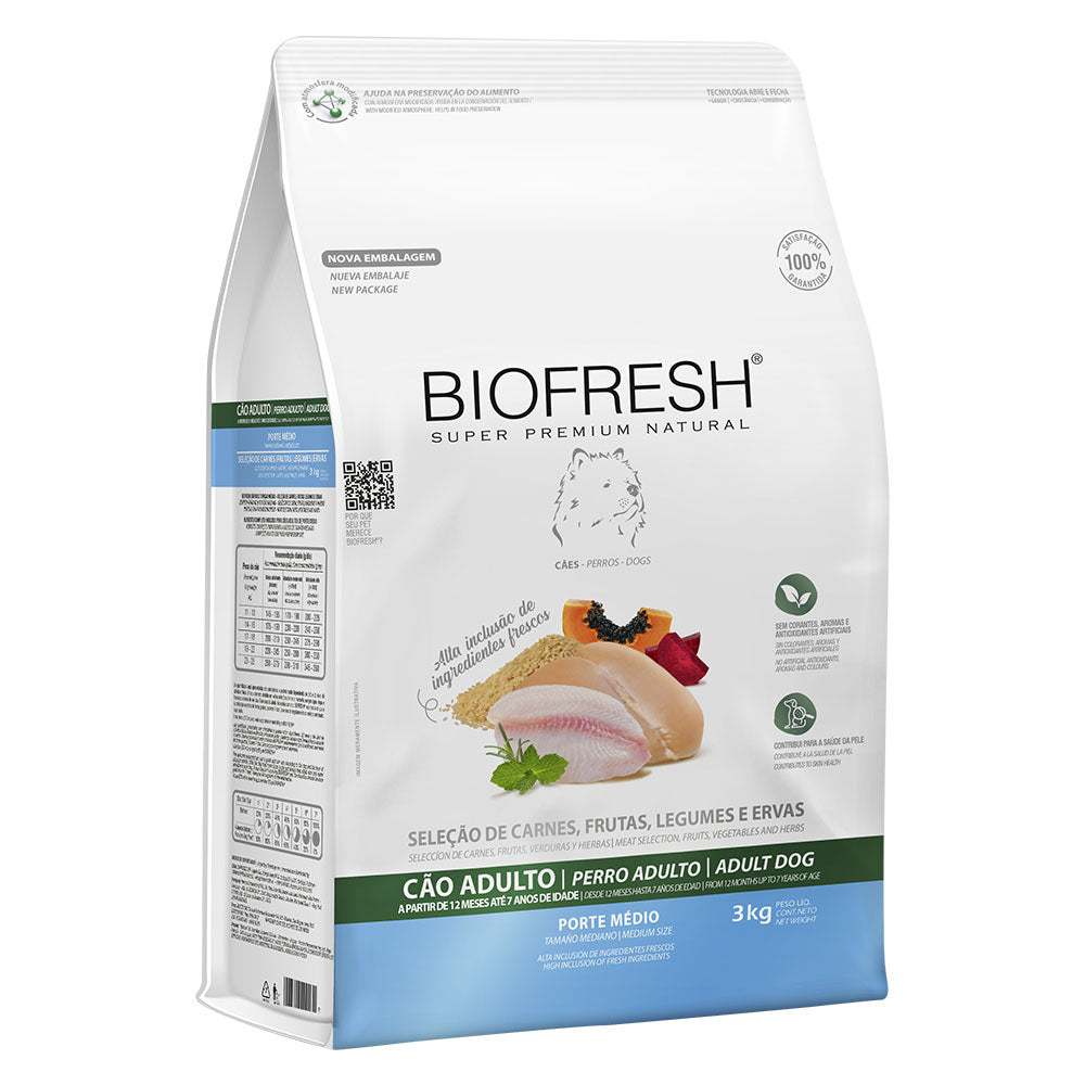 BIOFRESH ADULTO RAZAS MEDIANAS 3 KG