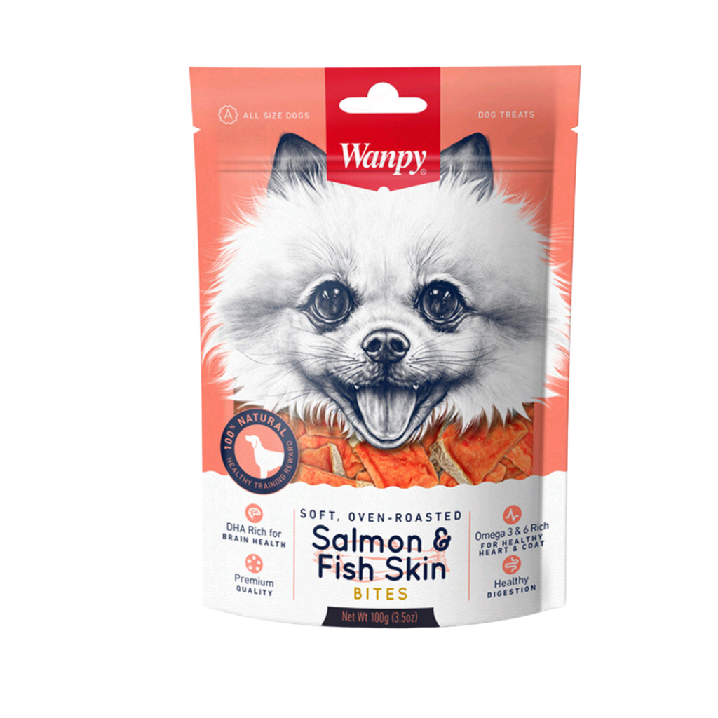 WANPY SALMON & FISH SKIN 100 G