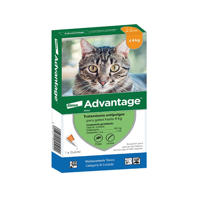 ADVANTAGE GATOS HASTA 4 KG