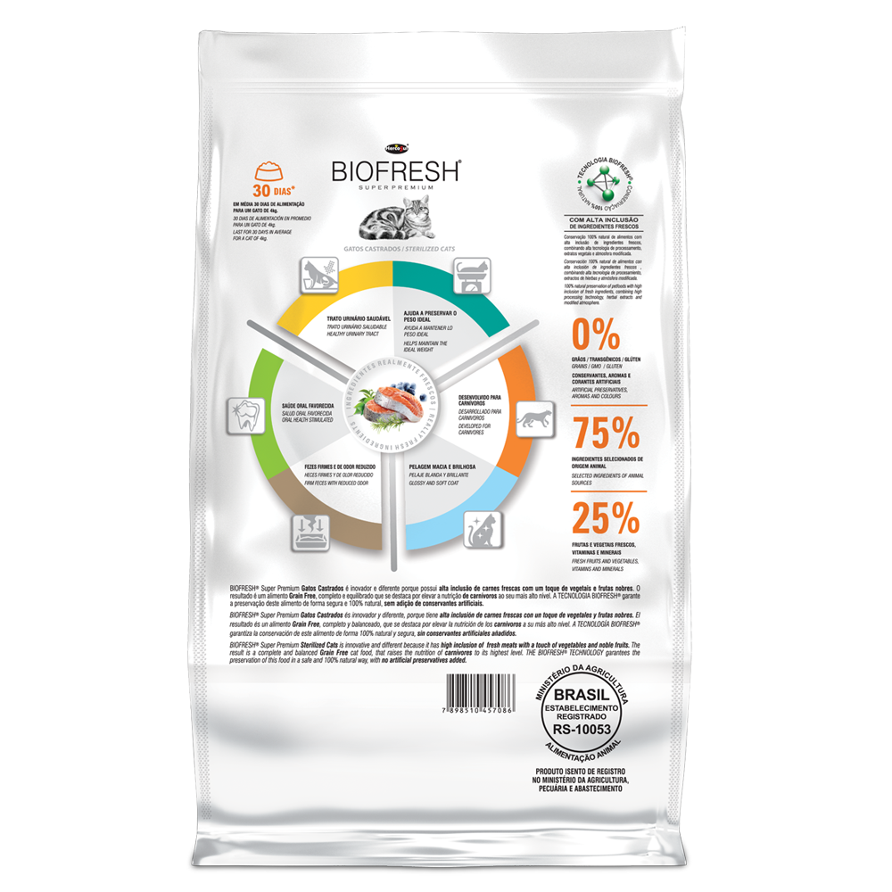 BIOFRESH SP NATURAL GATOS CASTRADOS SALMON 1,5 KG
