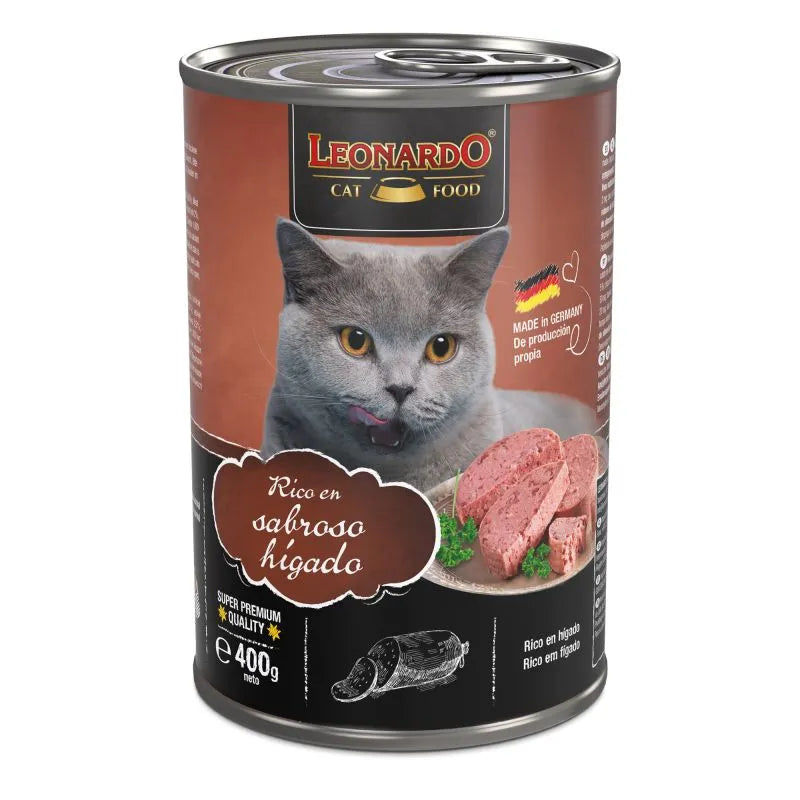 LEONARDO LATA RICO EN SABROSO HÍGADO 400 GR
