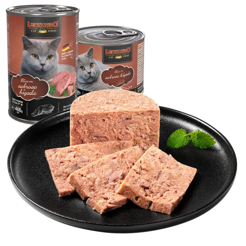LEONARDO LATA RICO EN SABROSO HÍGADO 400 GR