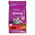 WHISKAS ADULTO SABOR CARNE 10 KG