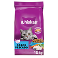 WHISKAS ADULTO SABOR PESCADO 10 KG