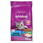 WHISKAS ADULTO SABOR PESCADO 10 KG