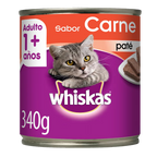 WHISKAS LATA ADULTO PATÉ SABOR CARNE 340 G