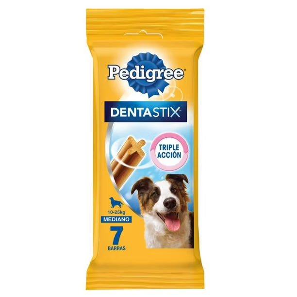 PEDIGREE DENTASTIX RAZA MEDIANA BOLSA 7 UNID