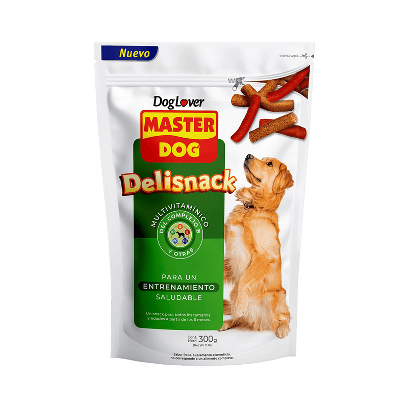 MASTER DOG DELISNACK MULTIVITAMÍNICO 300 GR